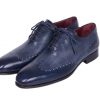 Wingtip Navy Hand-Painted Wholecut Oxford
