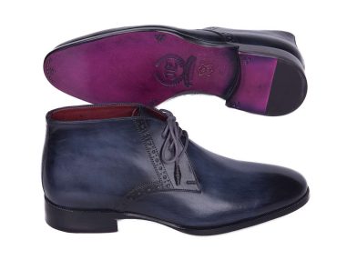 Men's Chukka Boots Gray & Black