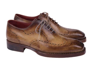 Goodyear Welted Men’s Wingtip Antique Olive Oxfords