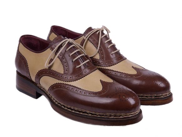 Triple Leather Sole Goodyear Welted Wingtip Brogues