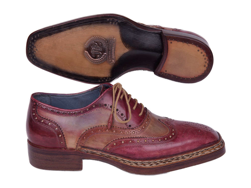 leather sole wingtip shoes