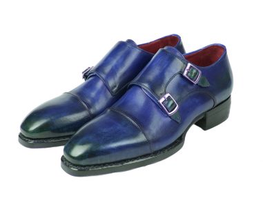 Triple Leather Sole Hand-welted Cap Toe Monkstraps