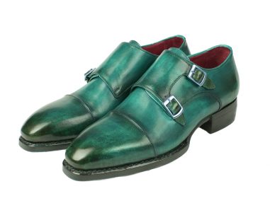 Triple Leather Sole Hand-welted Cap Toe Monkstraps