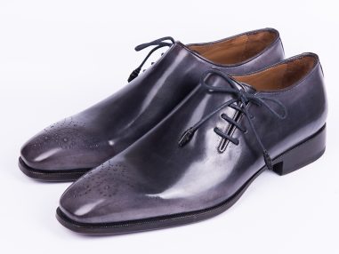 Side Lace Oxfords in Navy