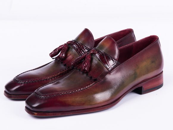Hakiki Deri Bordo Loafer Ayakkabı