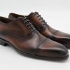 Genuine Calfskin Brown Oxford Shoes