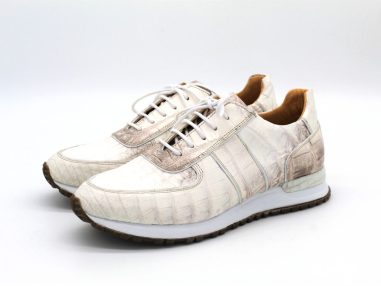 Genuine Himalayan Crocodile Leather Handmade Sports Shoes