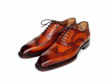 Hakiki Dana Derisi Goodyear Welted Taba Oxford Ayakkabı